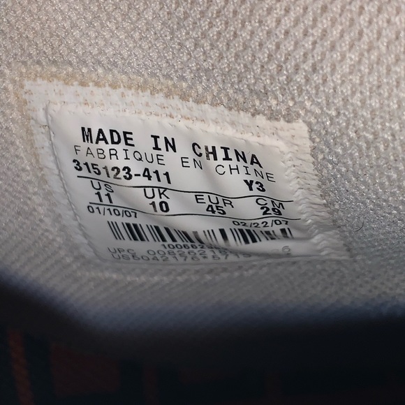 🔥 Y2K 2007 NIKE AIR FORCE 1 MID 07 ORANGE BLAZE MENS BASKETBALL SNEAKERS 🔥 - Picture 8 of 8